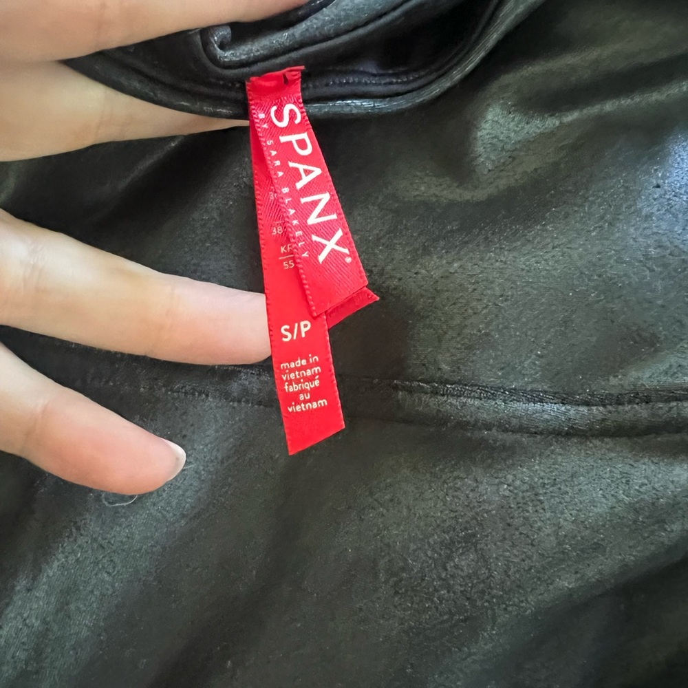 Small Faux Leather Spanx